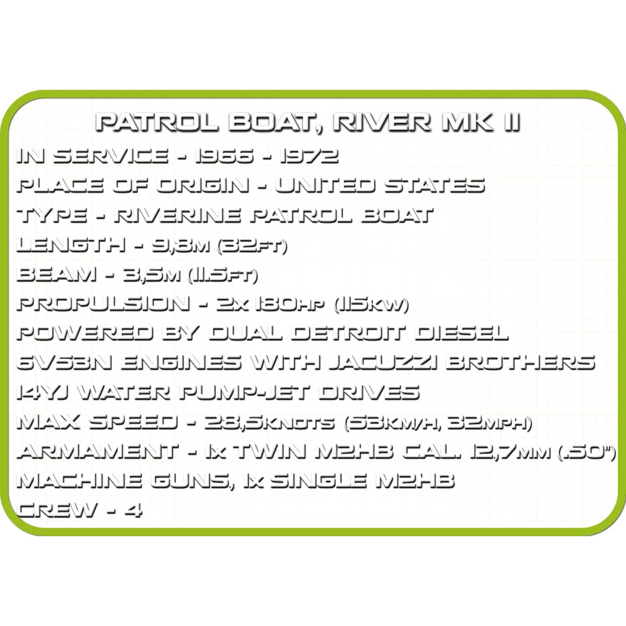 CB-2238 - Patrouillenboot 31 MK II (Cobi)