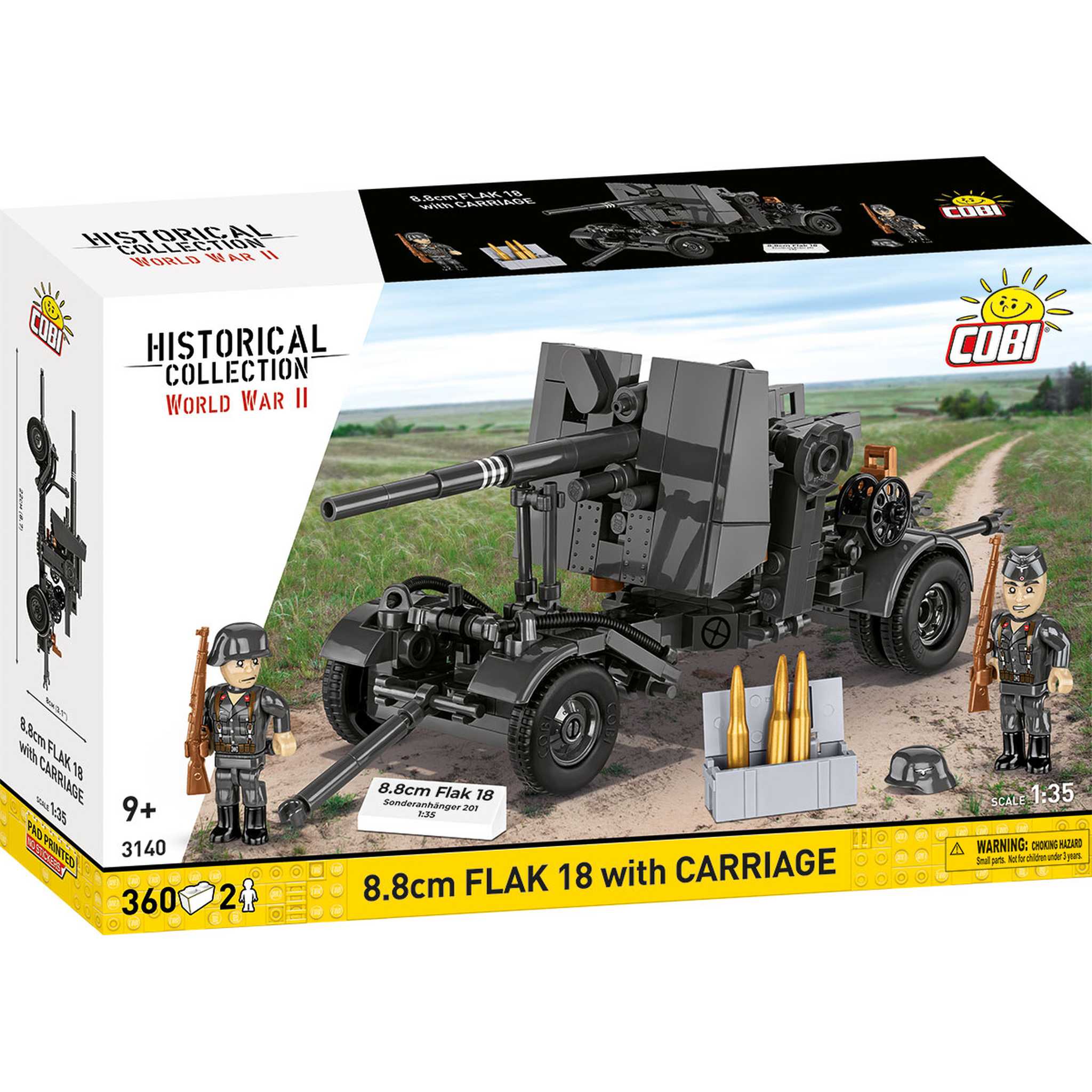 CB-3140 - 8.8cm FLAK mit Hänger (Cobi)