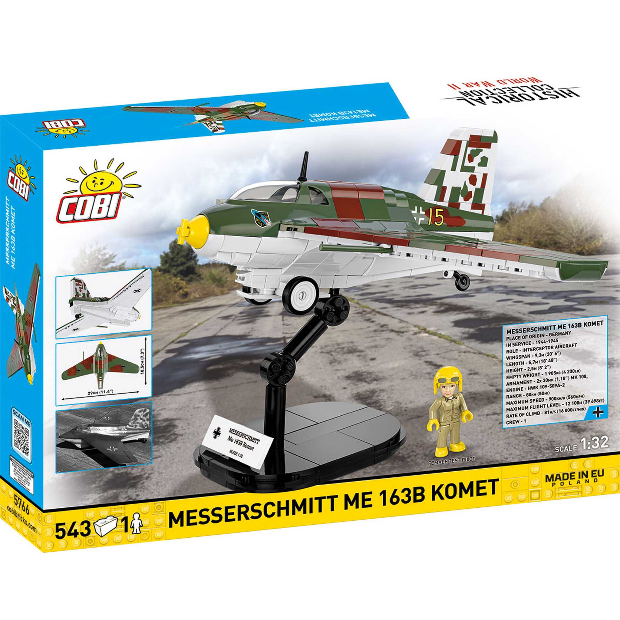 CB-5766 - Messerschmitt Me 163B Komet (Cobi)