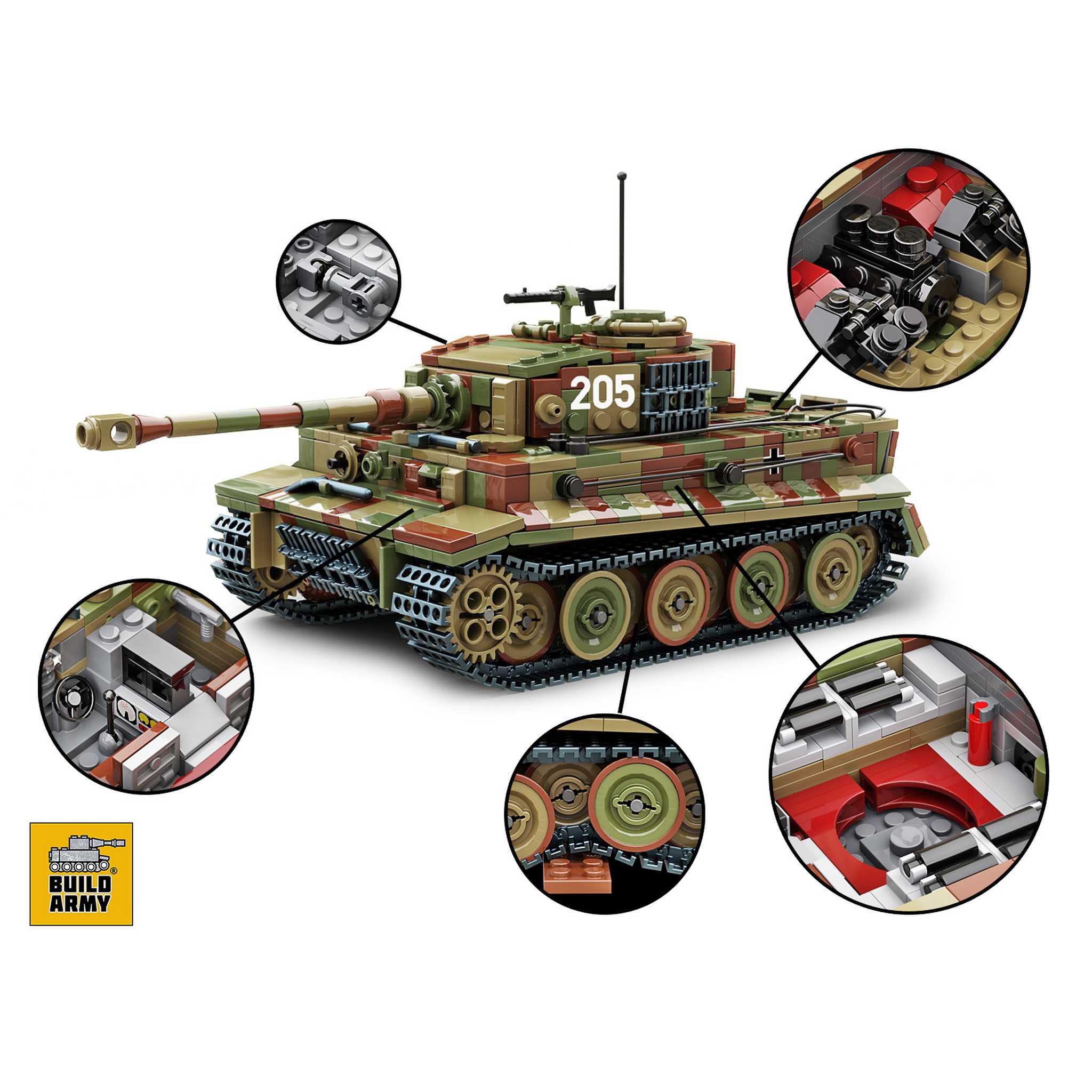 BA0181C - Tiger 1 Ausf.E Late Version (Build Army)