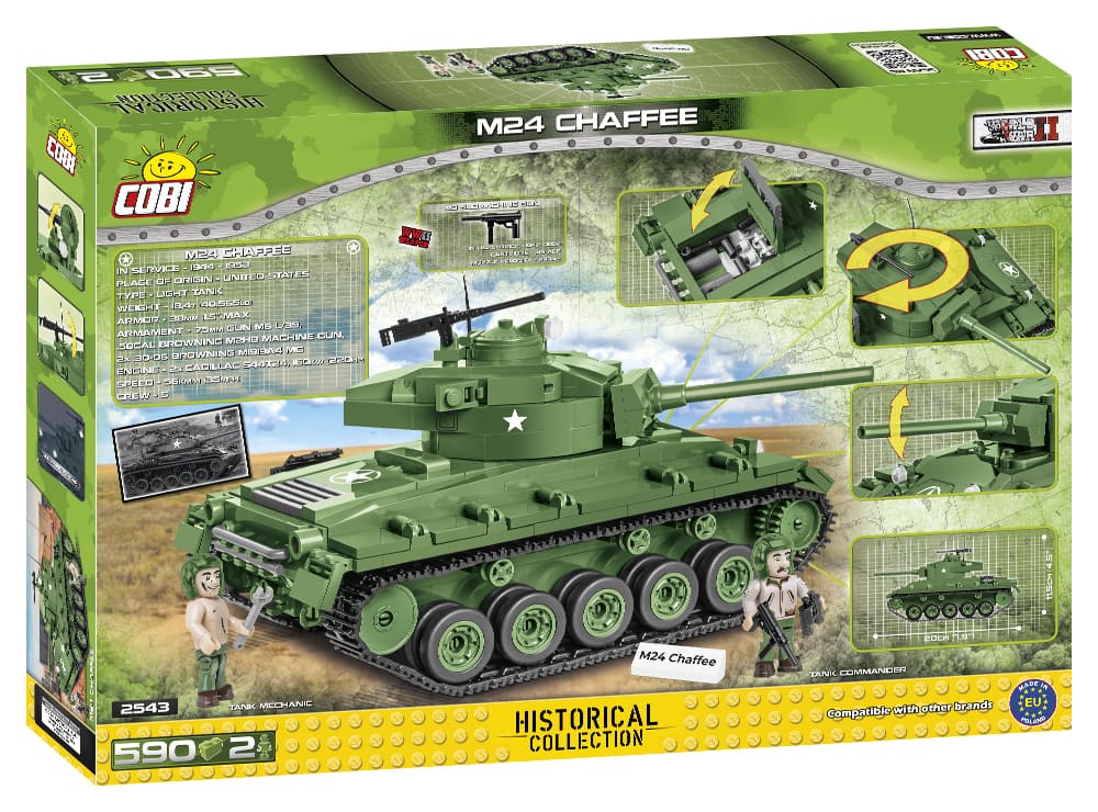 CB-2543 Panzer U.S. Army M24 Chaffee (Cobi)