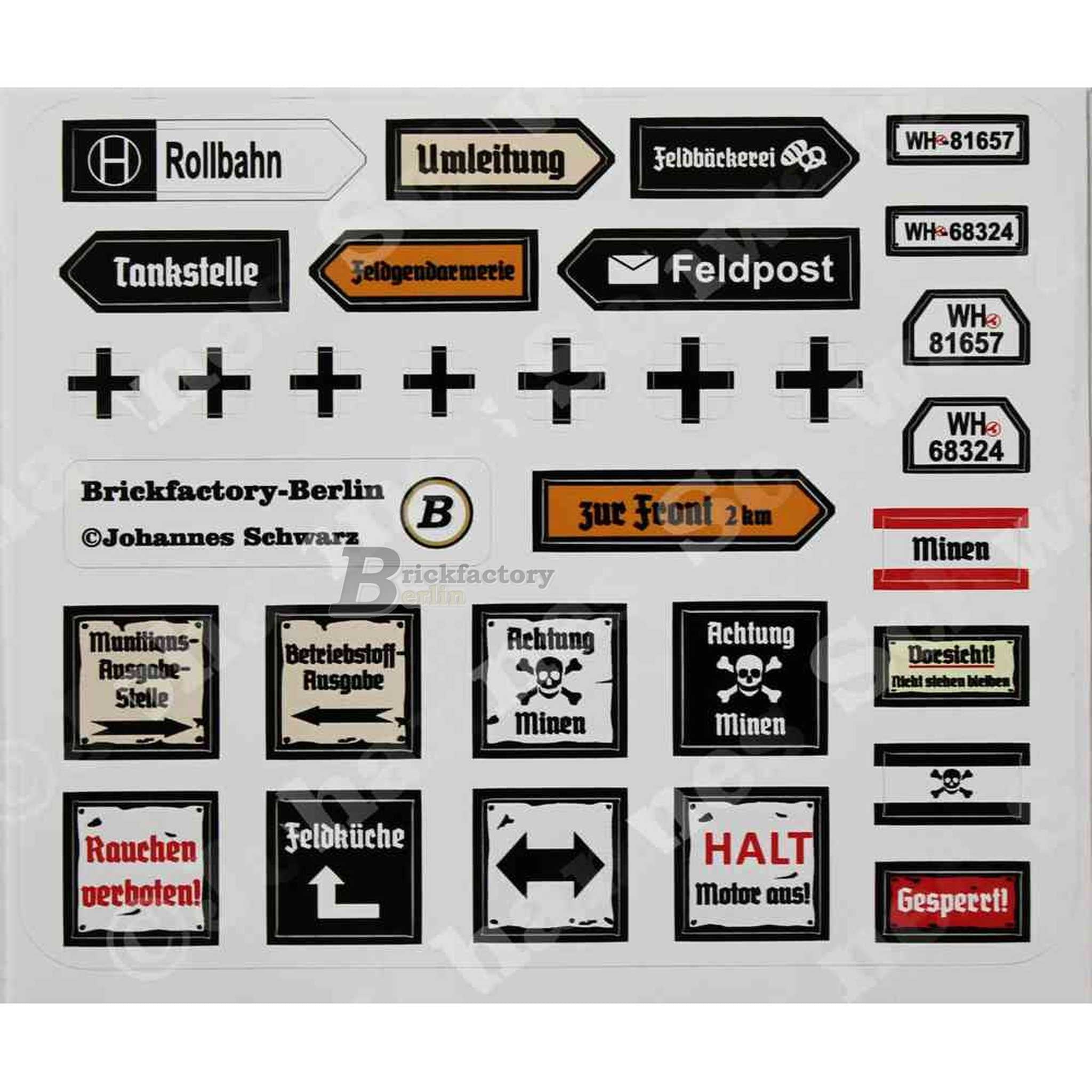 BF-0003 - Sticker Sheet-I