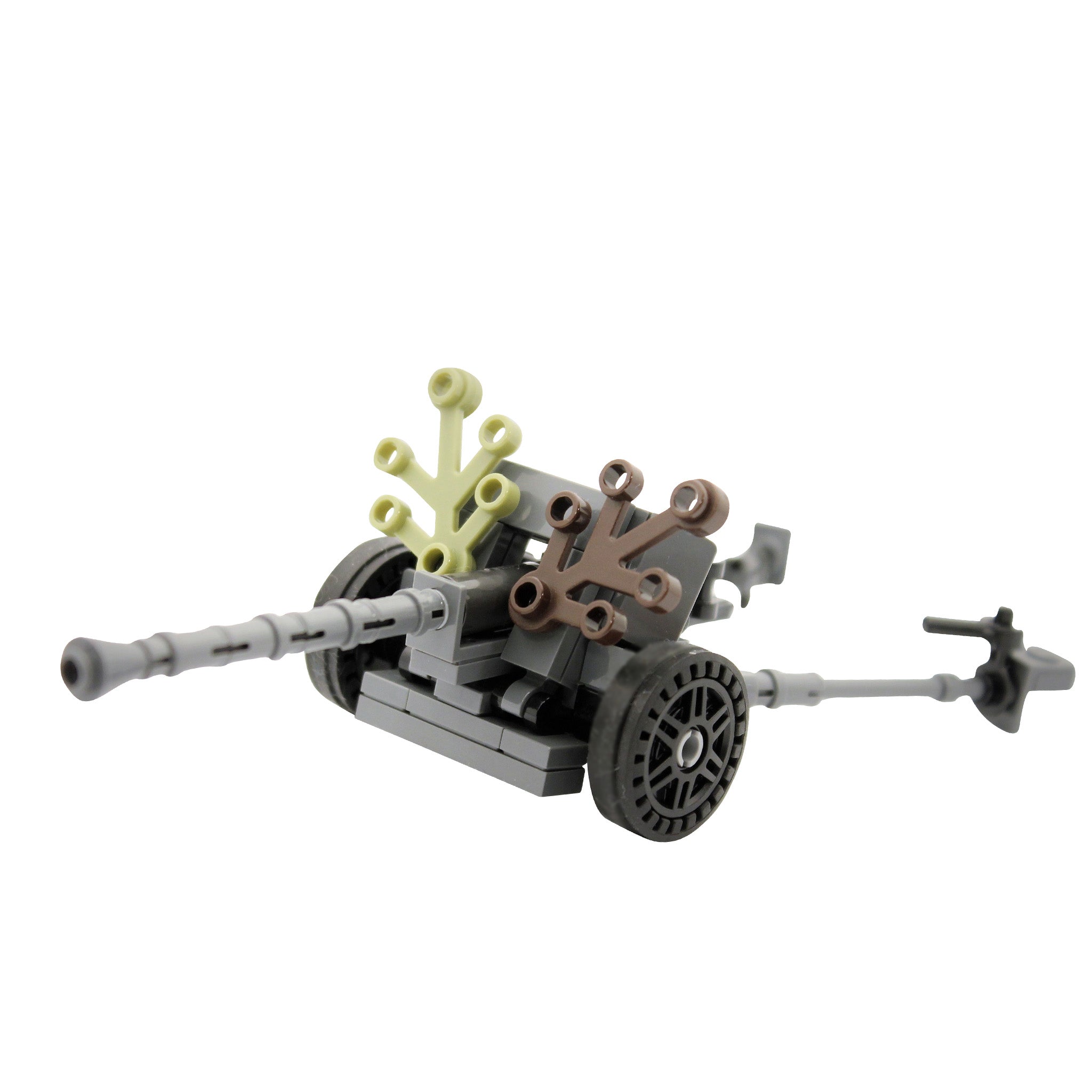 BF-0071 - 7.5cm PaK-40 WWII made from LEGO® parts