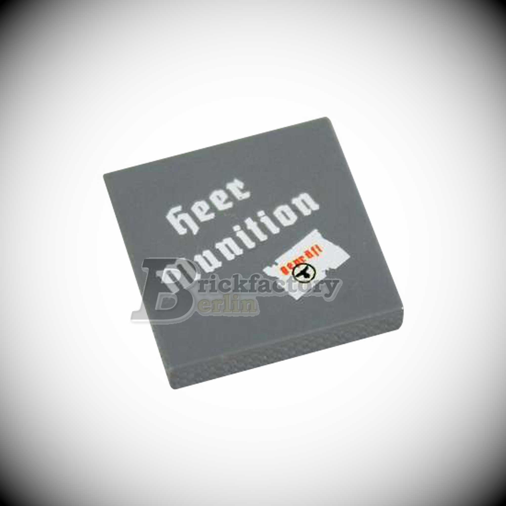 BF-0336 - Heer-Munition Bedruckte LEGO®-Fliese 2x2