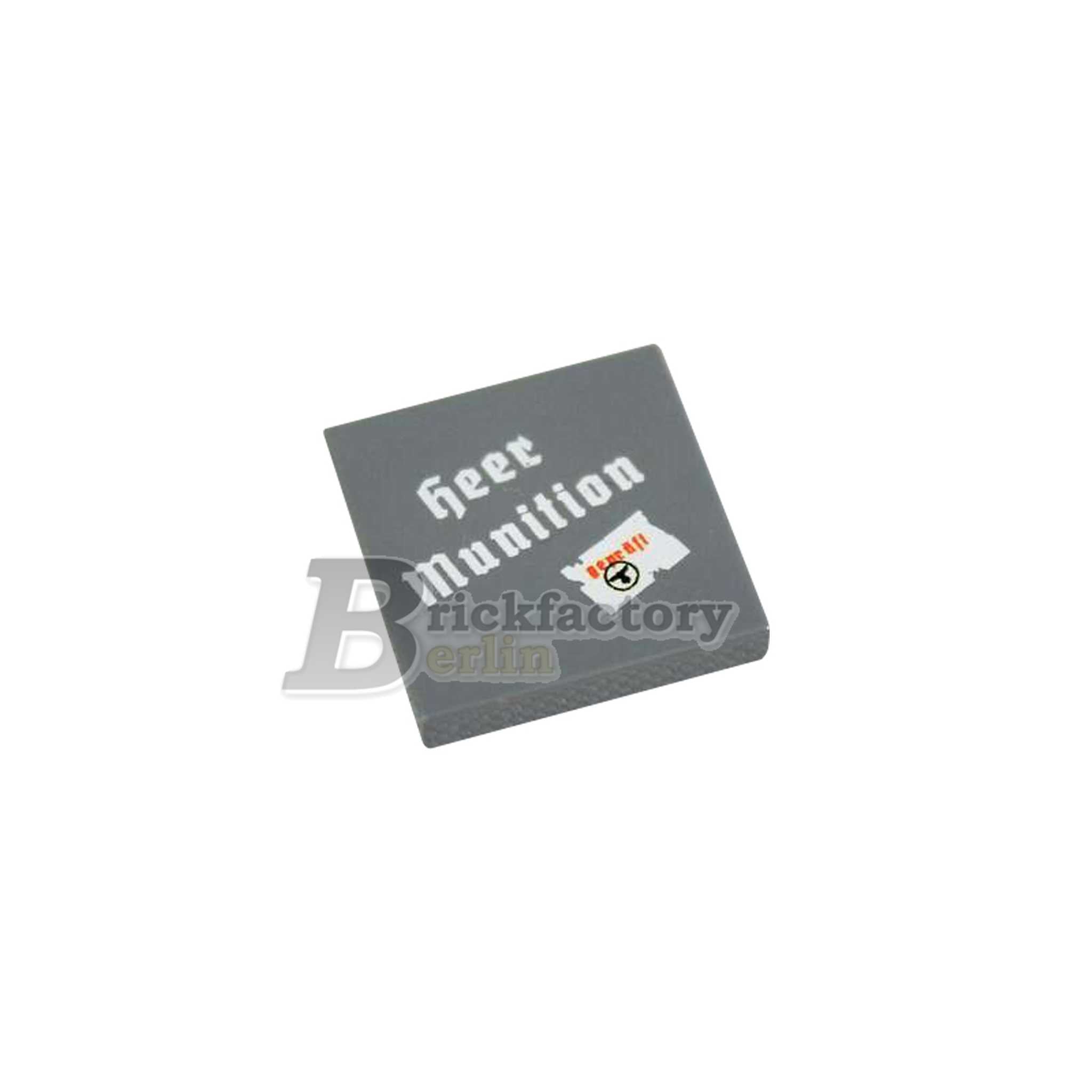 BF-0336 - Heer-Munition Bedruckte LEGO®-Fliese 2x2