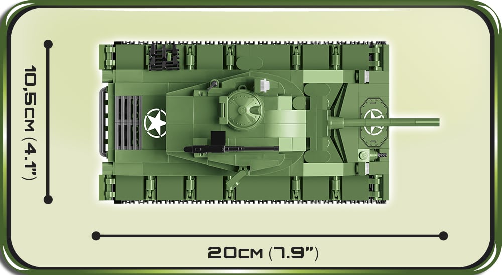 CB-2543 Panzer U.S. Army M24 Chaffee (Cobi)