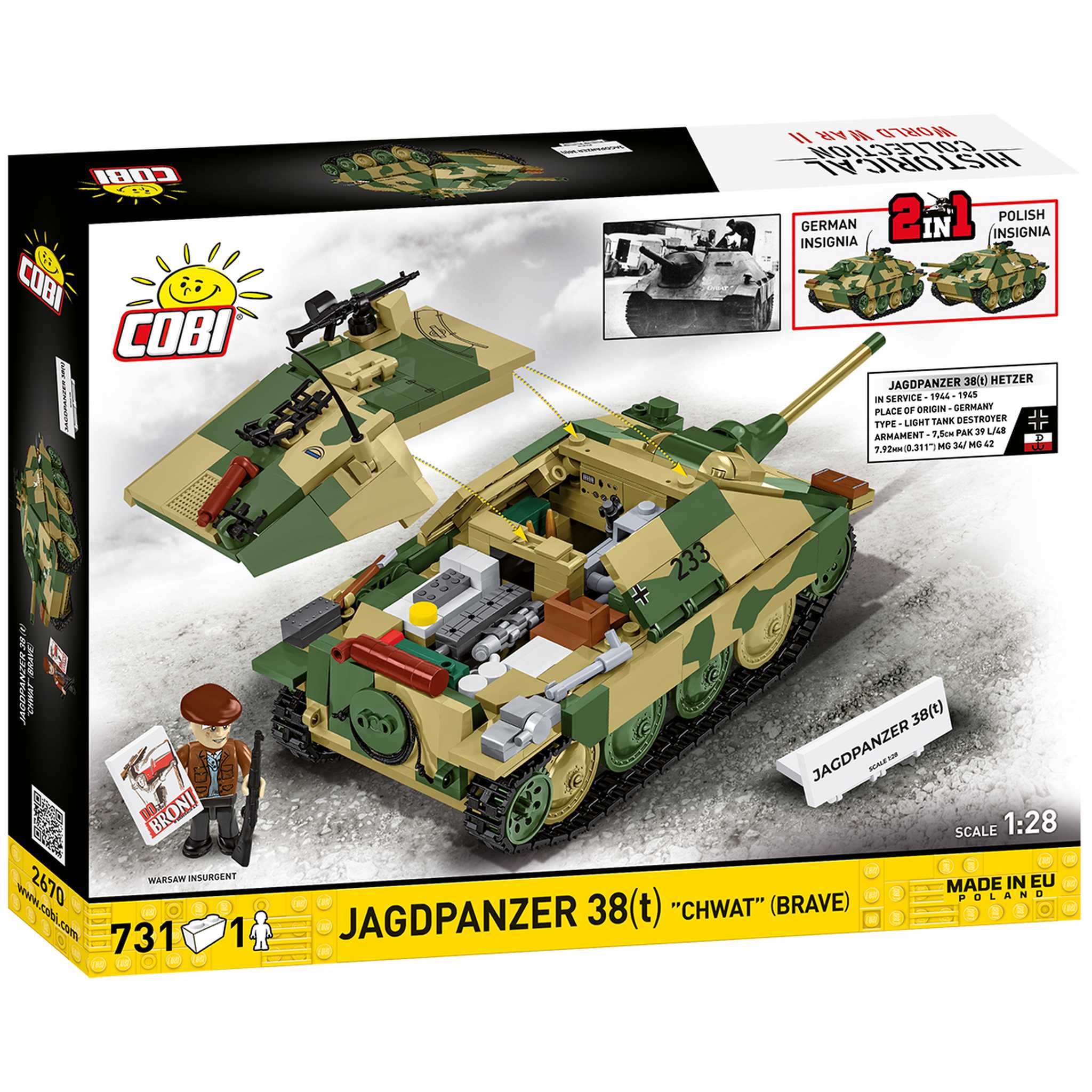 CB-2670 - Jagdpanzer 38(T) Brave (Cobi)