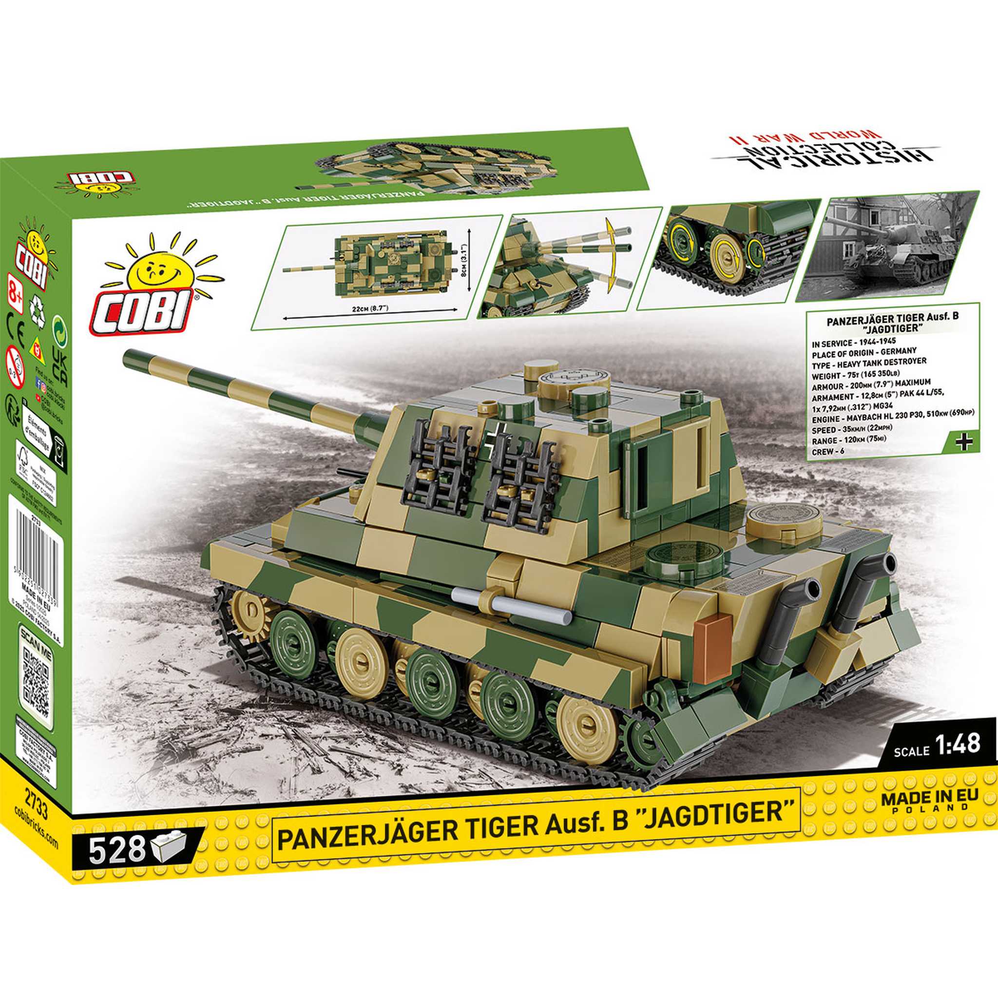 CB-2733 - Panzerjäger Tiger Ausf. B Jagdtiger (Cobi)