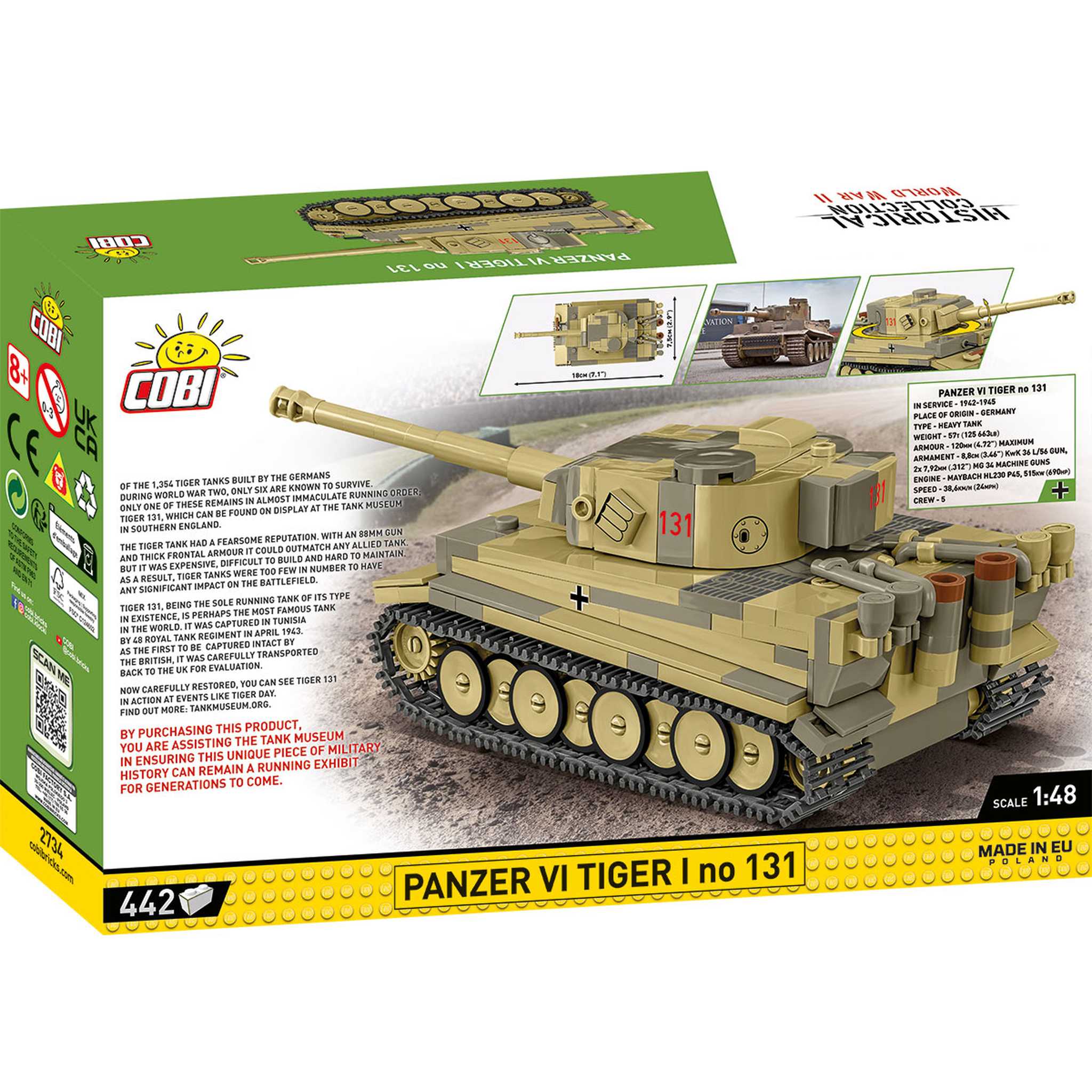 CB-2734 - Panzer VI Tiger I no 131 (Cobi)