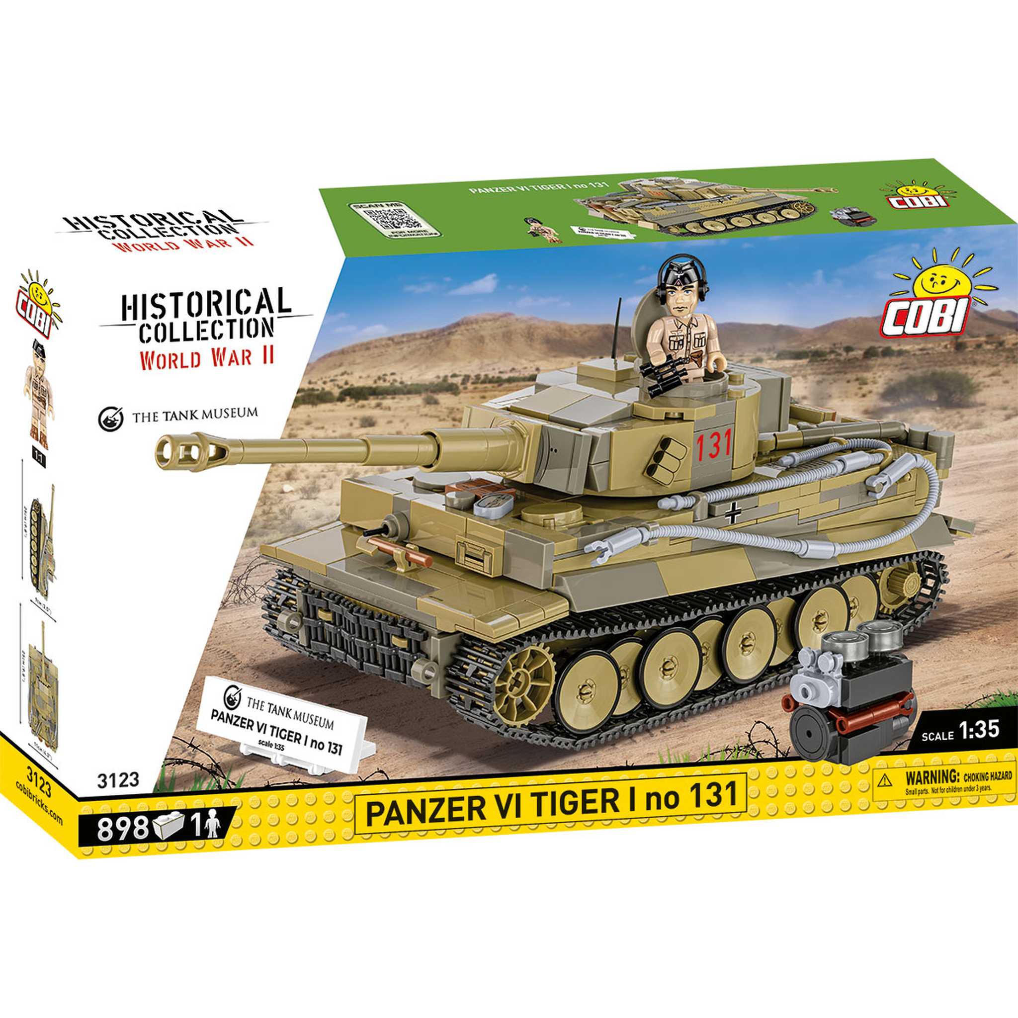 CB-3123 - Panzer VI Tiger I no 131 (Cobi)