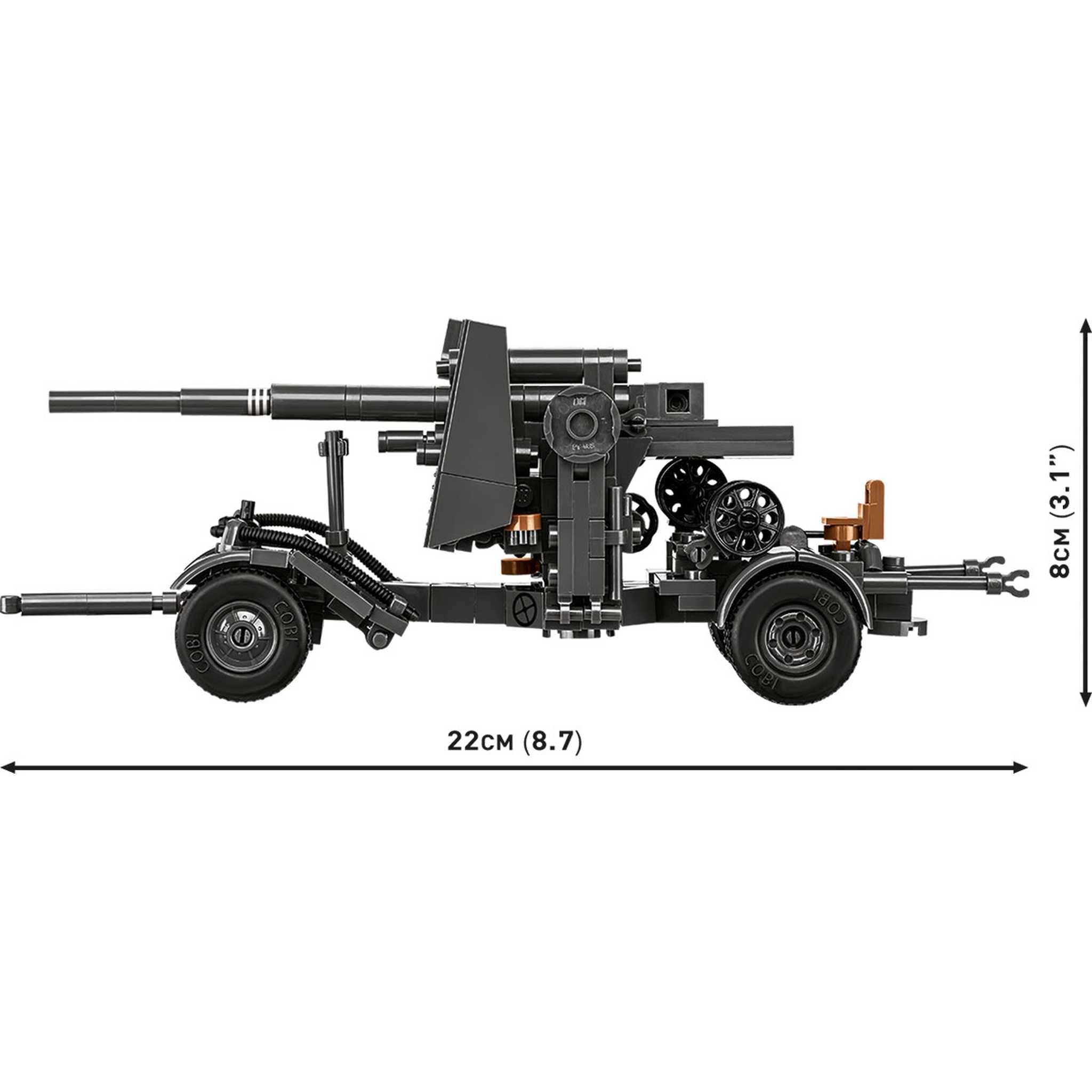CB-3140 - 8.8cm FLAK mit Hänger (Cobi)