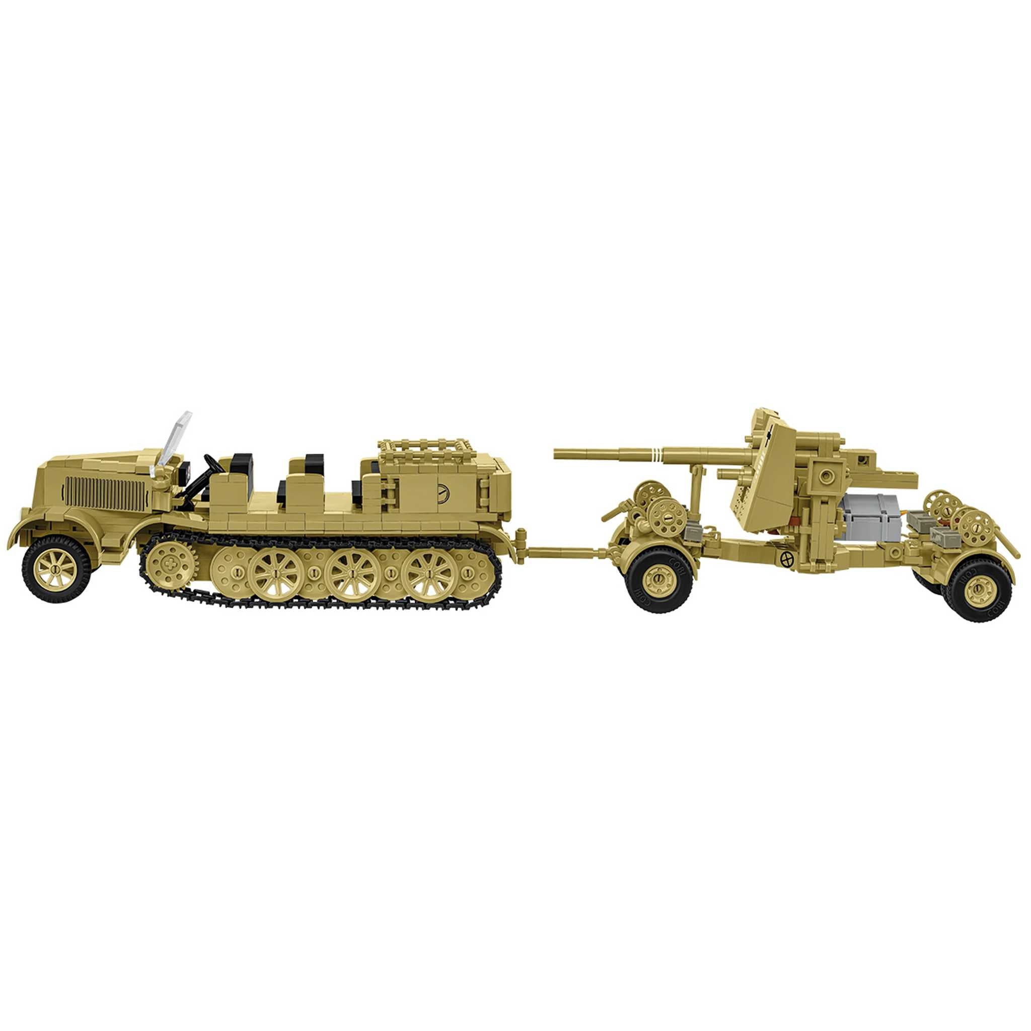 CB-3143 - SD.Kfz. 8 Towing 8.8cm FLAK 36 (Cobi)