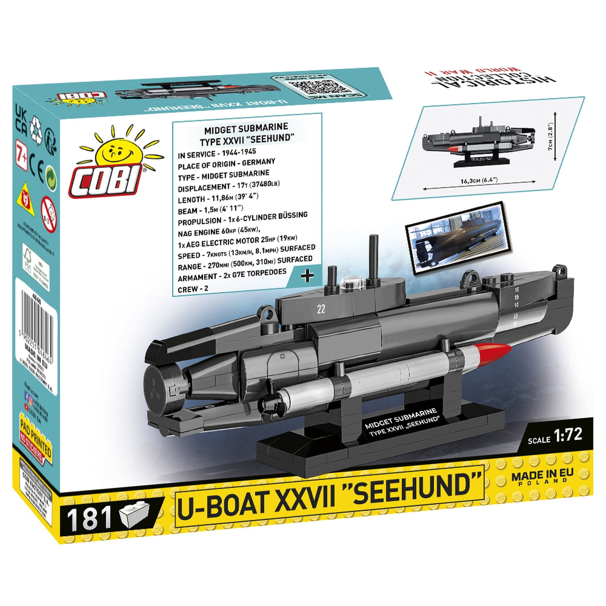 4846-U-Boot XXVII Seehund  (Cobi)