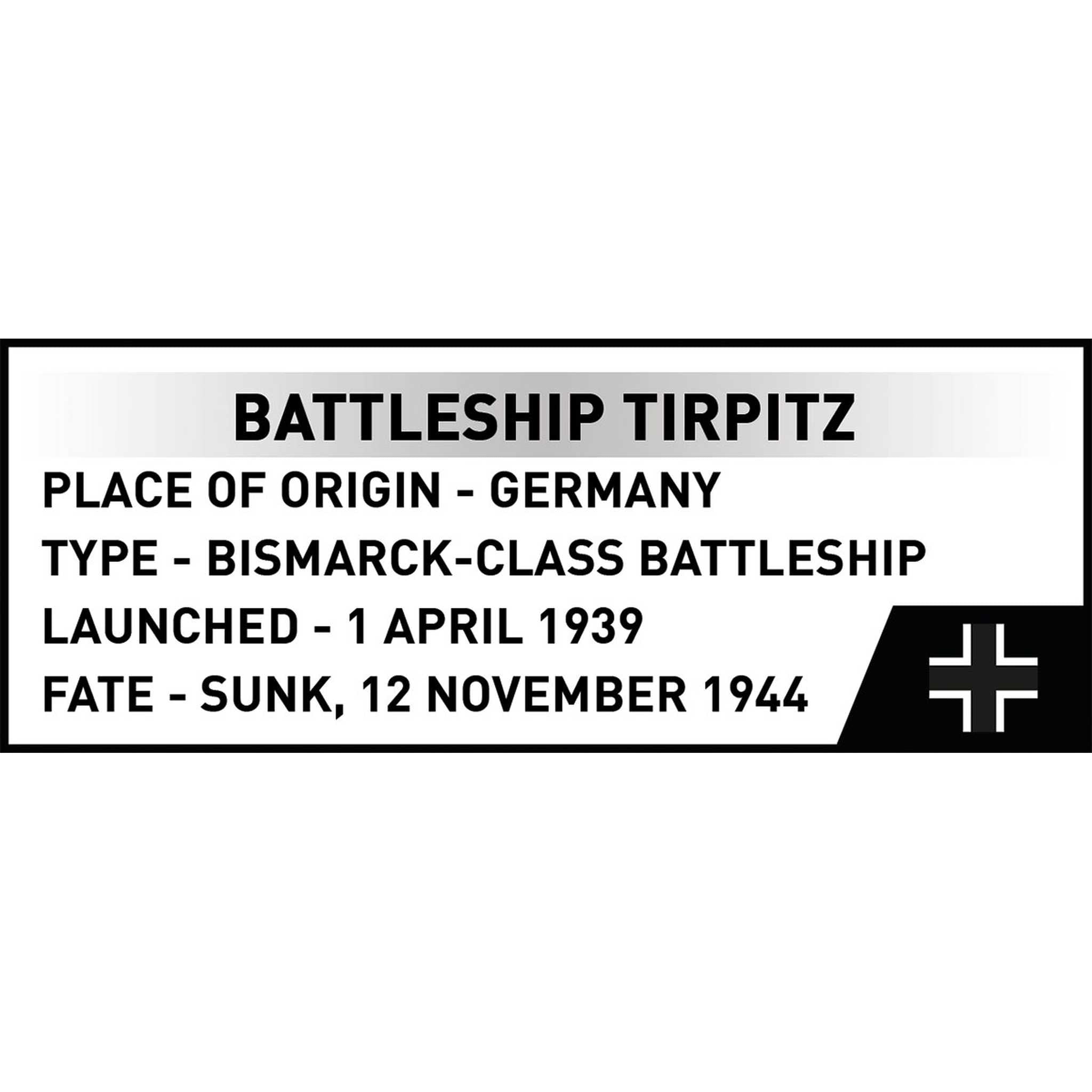 CB-4853 - Schlachtschiff Tirpitz (Cobi)