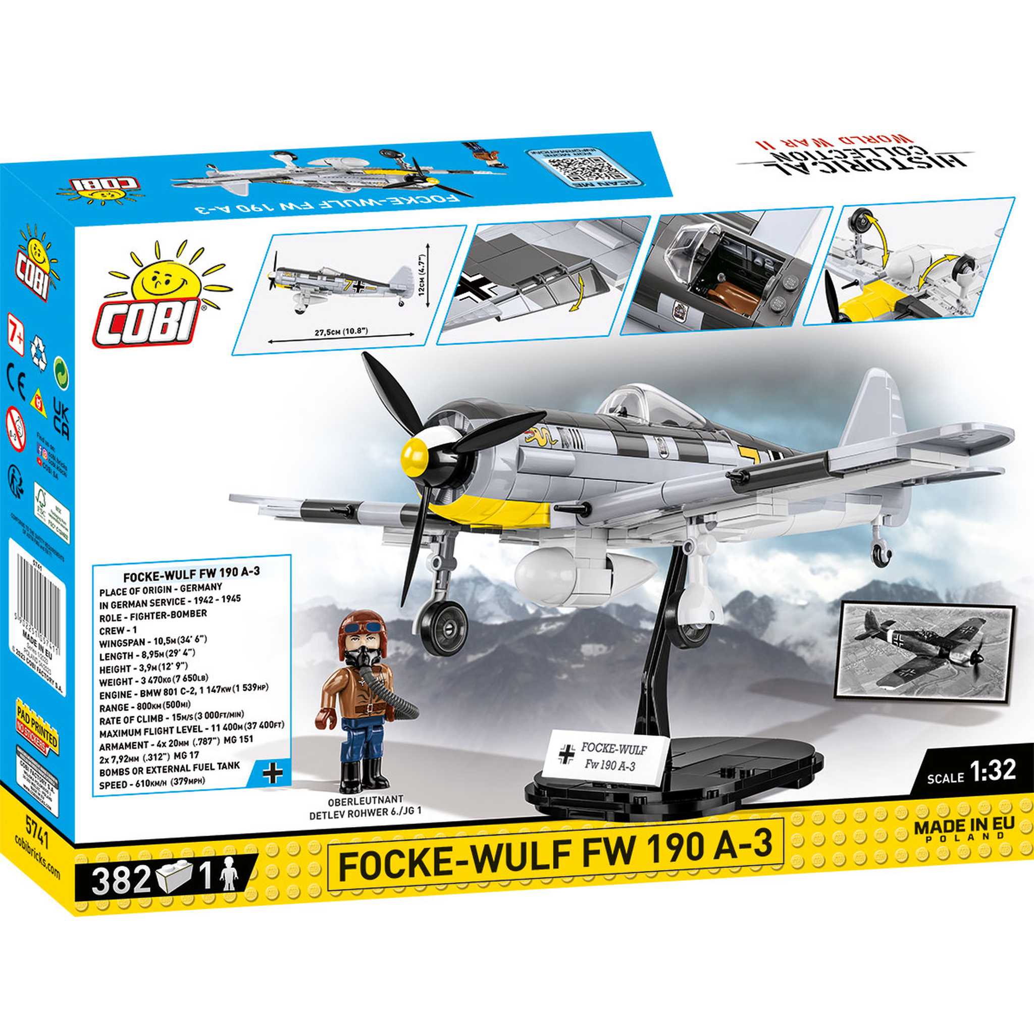 5741-Focke-Wulf FW 190 A3 (Cobi)
