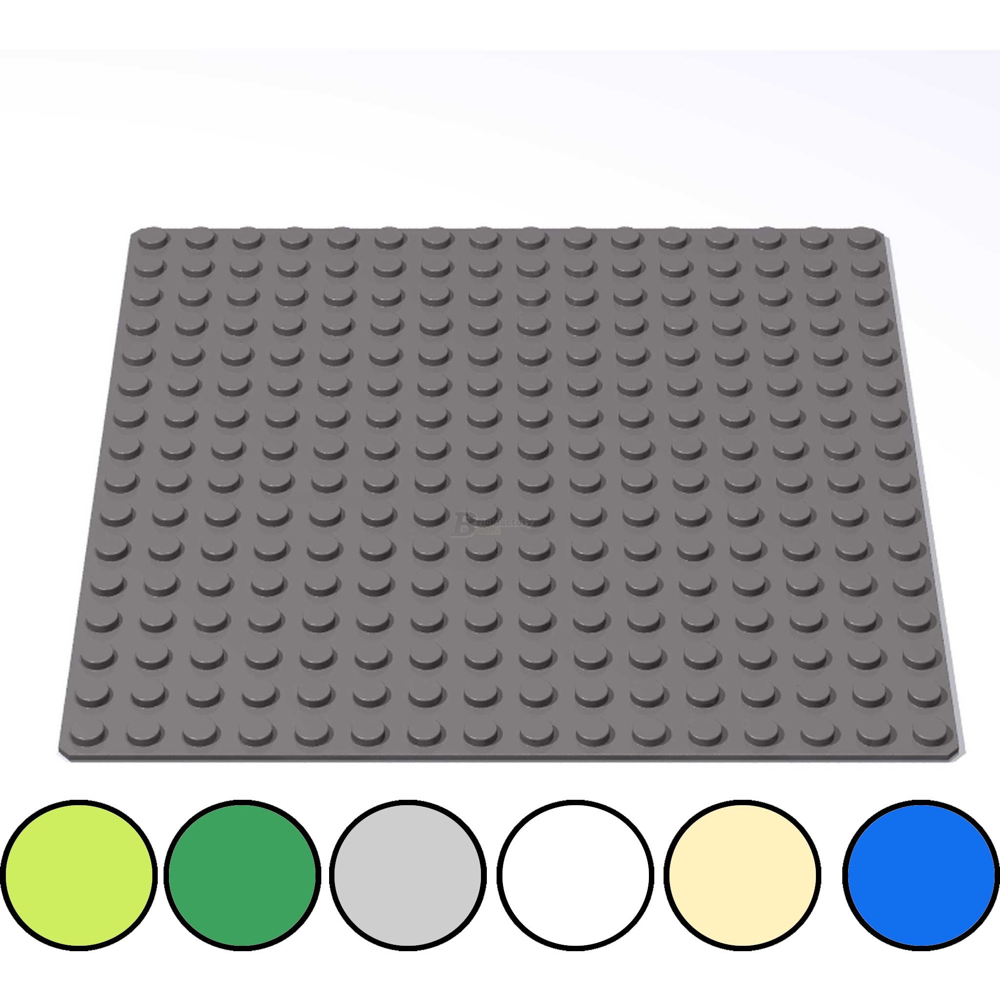 8802 - Grundplatte 16x16 Noppen, verschiedene Farben
