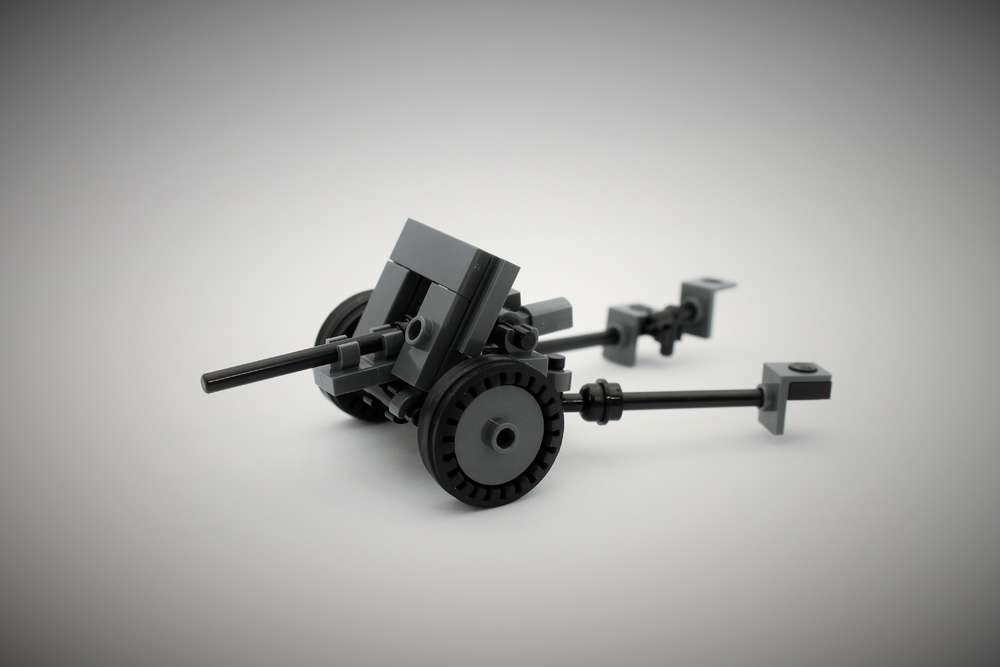 BF-0072 - 3,7cm PaK-36 WWII aus LEGO®-Teilen