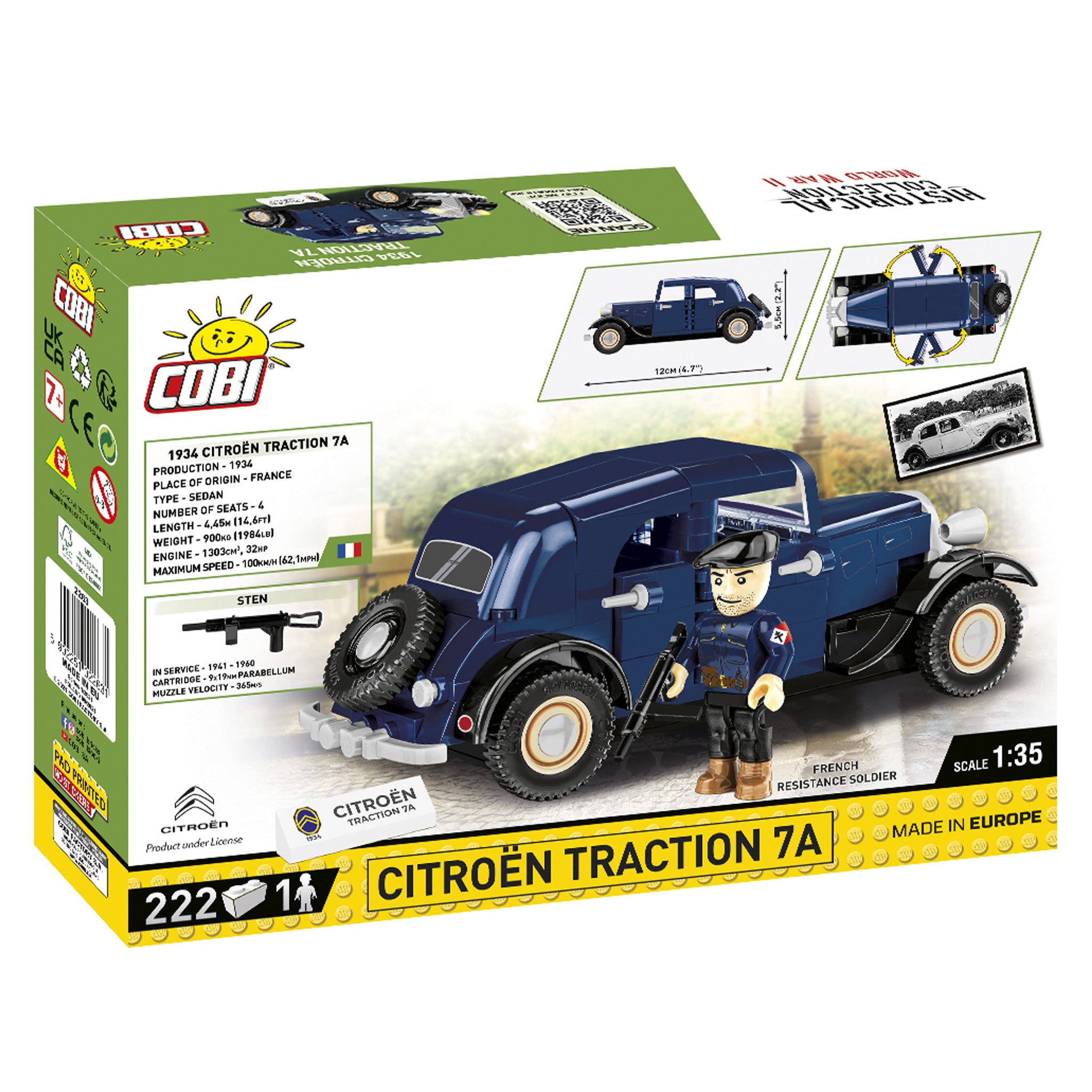 2263 - 1934 Citroen Traction 7A (Cobi)