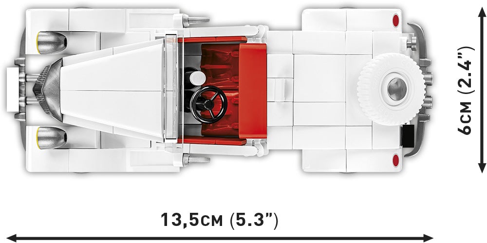 2264 - 1934 white Citroen Traction 7C (Cobi)