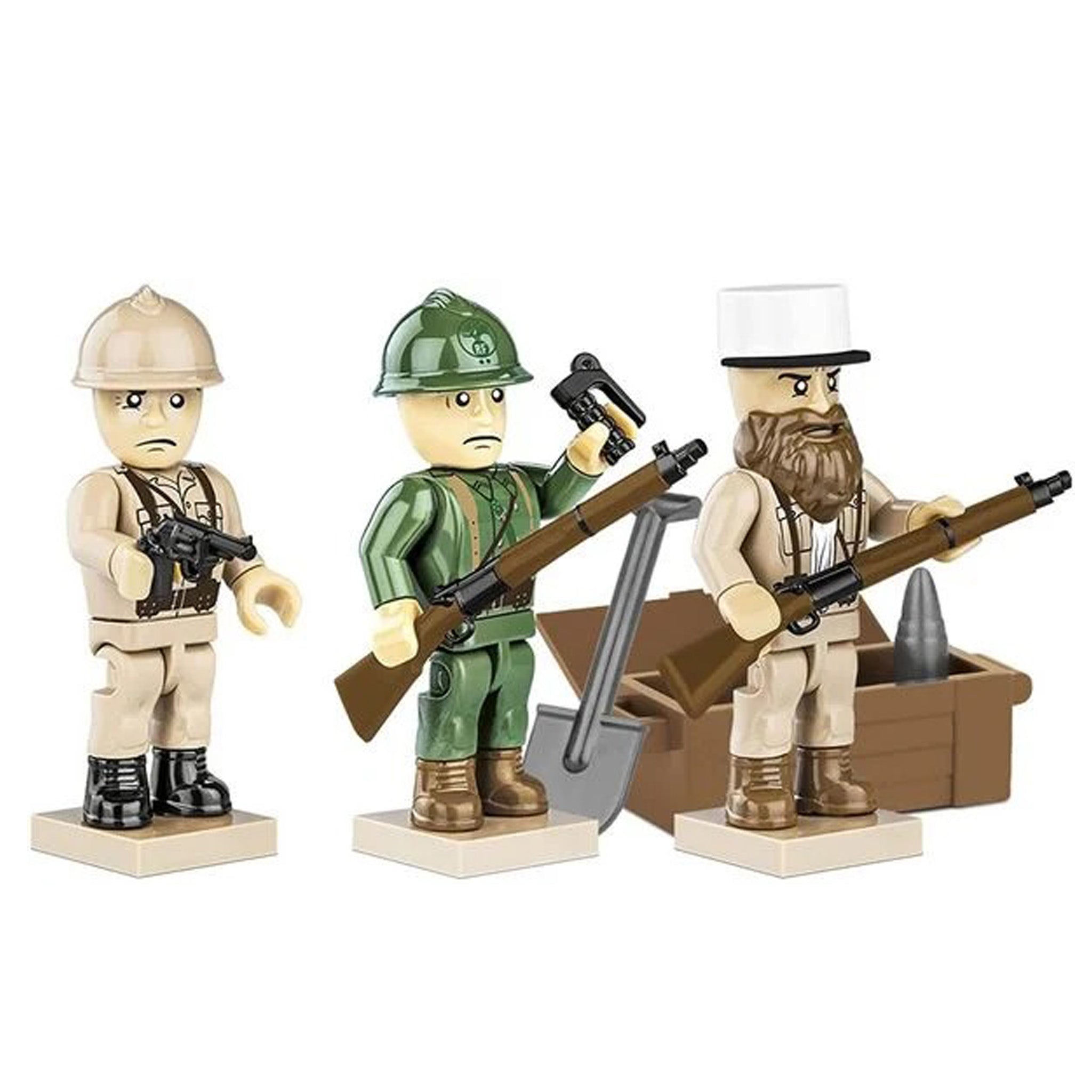 2037 - 3 French Army soldiers (Cobi)