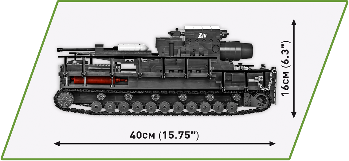 2560 - 60cm Karl Device 040 "ZIU" (Cobi)