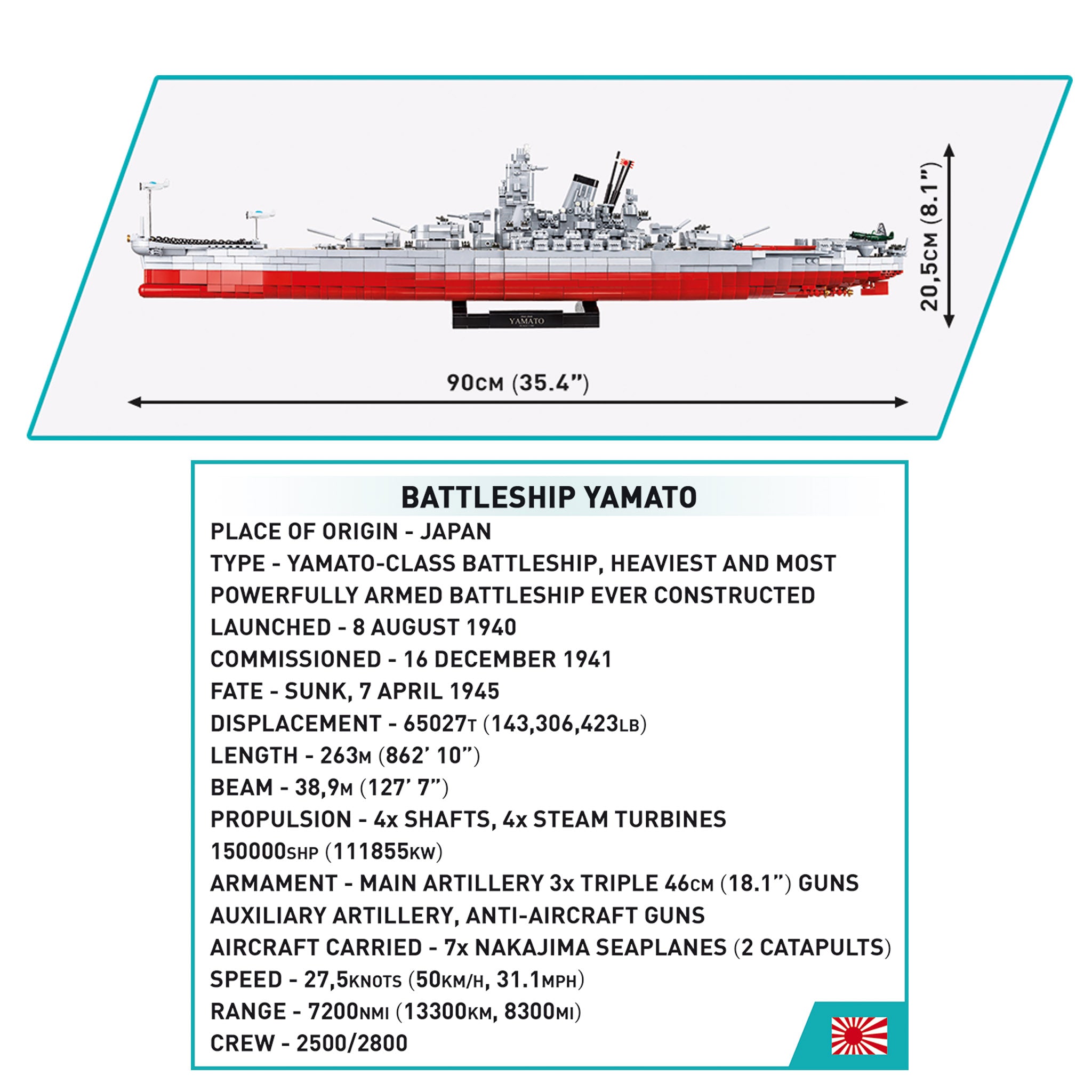 4832 - Battleship Yamato Executive Edition (Cobi)