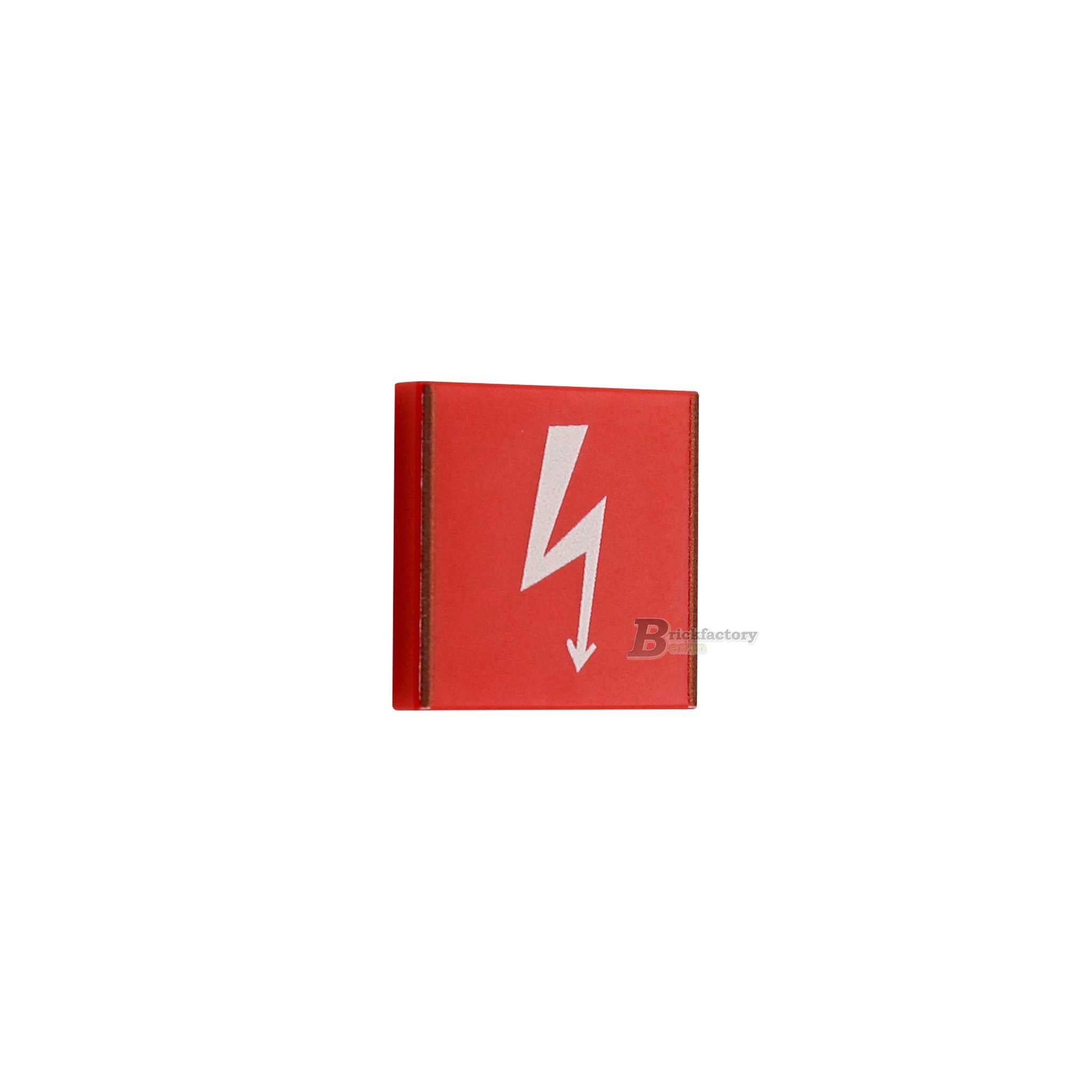 BF-0409 - Lightning Flag (Printed LEGO® Tile 2x2)