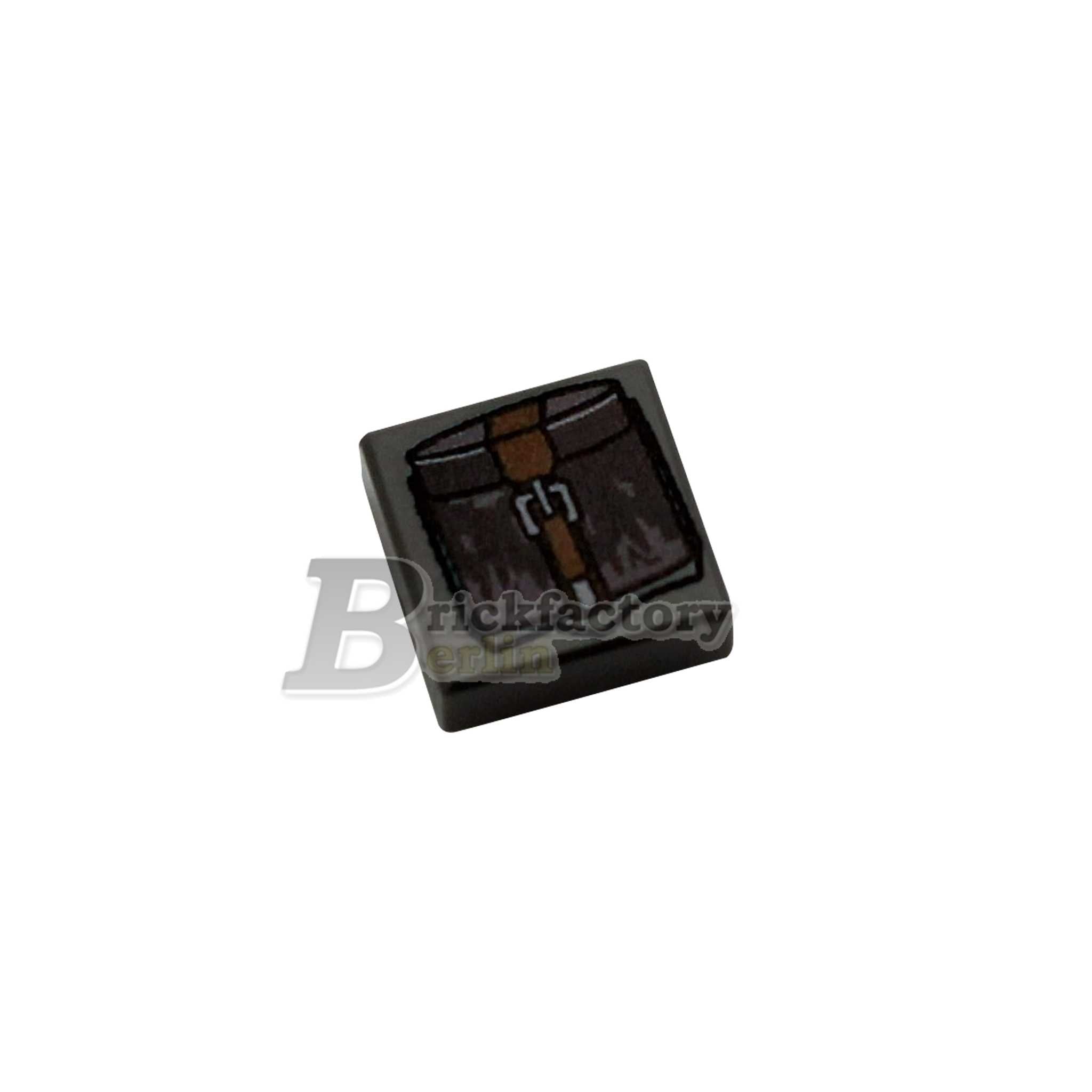 BF-0450A - Cookware (Color: Dark-bluish-grey) Printed LEGO® tile 1x1