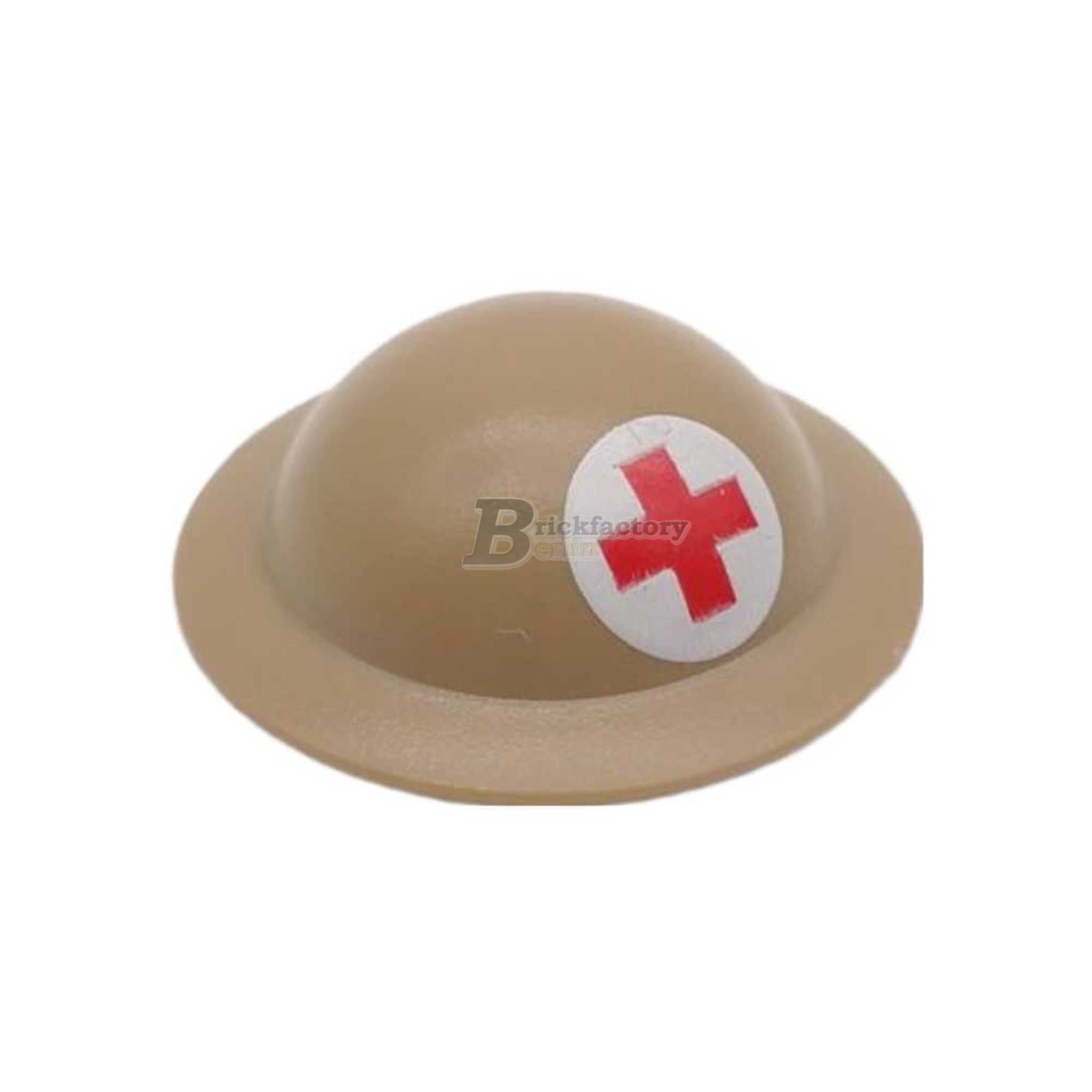 BF-0505 -WWII Helmet Red Cross Brodie England (Brickfactory)